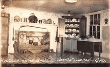 E8/Cambridge City Indiana Na Foto Cartão Postal Fotográfico Cartão Postal 1948 Interior Huddleston Casa