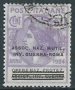 1924 REGNO ENTE PARASTATALE USATO INV GUERRA ROMA 50 CENT SASSONE 74 - M49-2 - Picture 1 of 1