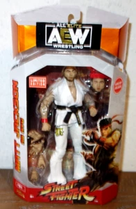 Figura de acción exclusiva limitada AEW Street Fighter Matt Jackson como Ryu Jazwares - Imagen 1 de 7