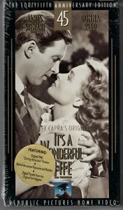 IT'S A WONDERFUL LIFE 45TH ANNIVERSARY VHS SPECIAL EDITION NEW, SEALED! - Picture 1 of 2