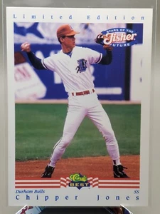 1993 Classic Best Fisher #5 CHIPPER JONES RC Rookie Durham Bulls Atlanta Braves - Picture 1 of 2