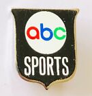 ABC Sports Pin Badge Television Network Retro Rare Vintage (M7)