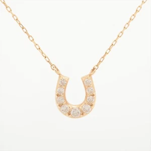 ete diamond Necklace K10(YG) 0.8g - Picture 1 of 5