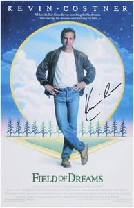 Póster de la película Kevin Costner Field of Dreams autografiado de 11" x 17" - Imagen 1 de 1