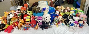 Large Loose Mixed Plush Stuffed Animals New & Vintage - Picture 1 of 22