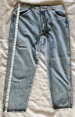 Vintage Wrangler Authentic Jeans Men’s 90s Blue Denim Straight Leg USA - Image 1 of 4