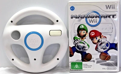 Mario Kart Nintendo Wii Game Complete Steering Wheel PAL Australian Release VGC - Image 1 of 4