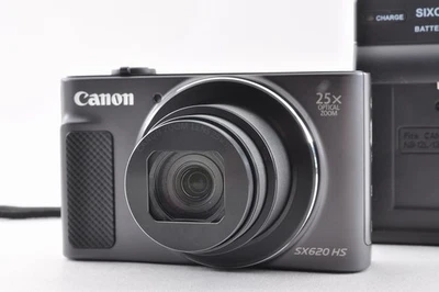 Canon PowerShot SX620 HS 20.2MP Compact Digital Camera 25x Optical Zoom BLACK #4 - Image 1 of 4
