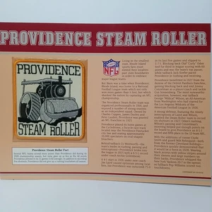 Providence Steam Roller Patch Willabee and Ward Golden Age Patch Collection NFL - Picture 1 of 2