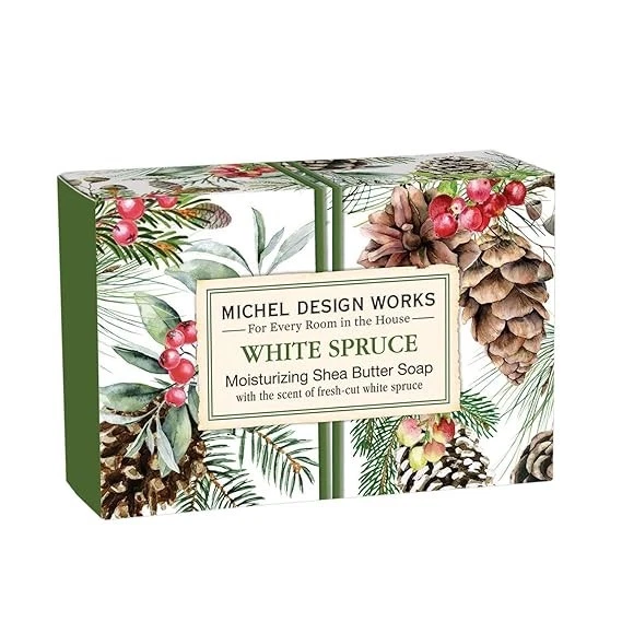 Michel Design Works 4.5oz Boxed Single Shea Butter Soap, White Spruce - Image 1 of 1