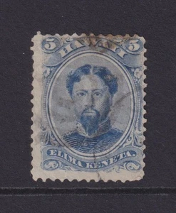 HAWAII, 1882 5c. Ultramarine, used. - Picture 1 of 1