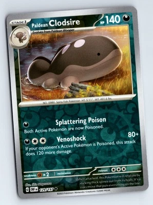 Paldean Clodsire - 129/197 -SV03: Obsidian Flames- Reverse Holo - Image 1 of 2
