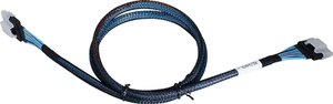 Areca SlimSAS SFF-8654 to SFF-8654 8i Cable, PCIe4.0 85-ohm, 75 cm - Picture 1 of 1