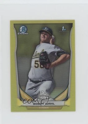 2014 Bowman Chrome Minis Yellow Refractor /25 Bobby Wahl #230 - Image 1 of 2