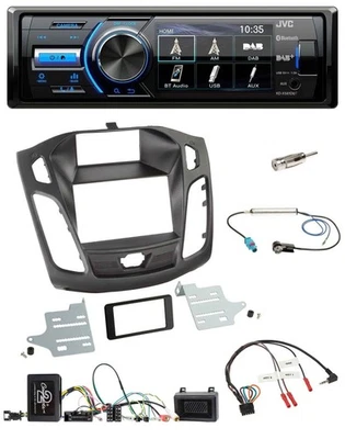 JVC Bluetooth Lenkrad USB DAB Autoradio für Ford Focus DYB 2011-2014 - Bild 1 von 4
