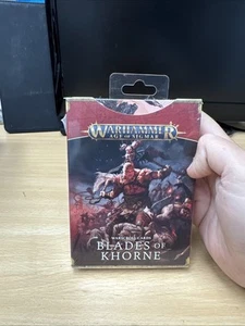 Blades of Khorne Warscroll Cards 3rd Edition Age of Sigmar - Games Workshop NIS - Picture 1 of 4