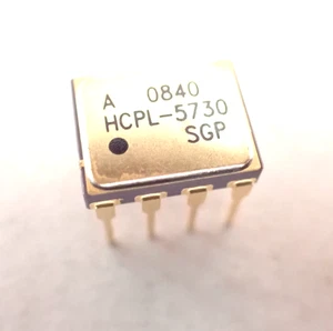 AGILENT HCPL-5730 OPTICAL ISOLATOR Two Channel Hermetically Sealed Ceramic 8-pin - Picture 1 of 5