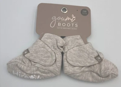 Goumi Botines Orgánicos Fácil de Mantener Bebé Infante Zapatos 3-6m Gris Brezo Unisex Foto 1 de 4