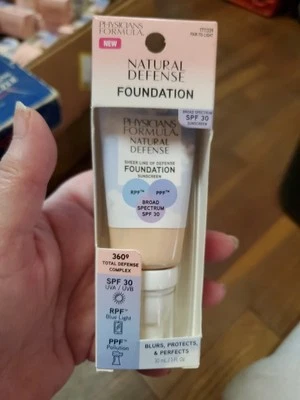 🔥Physicians Formula Natural Defense Foundation, Fair-To-Light 1711339 Expired🔥 - Image 1 of 4
