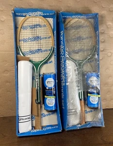 Pancho Gonzalez Vtg Spalding Tennis Racket set in Original Packaging - Picture 1 of 12