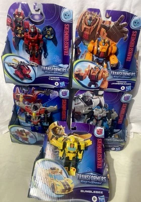 Transformers EarthSpark Megatron,Bumblebee,Starscream,Terran Hasbro lot of 5 new - Image 1 of 4