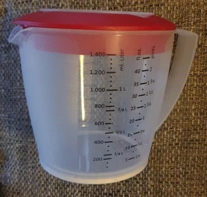 Messbecher mit Deckel 1,5l Kunststoff NEU - Bild 1 von 2