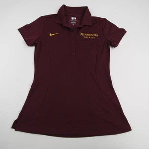 Minnesota Golden Gophers Nike Dri-Fit Polo Women's Maroon Used - Picture 1 of 5