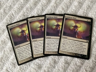 Magic the Gathering MTG Playset 4x Cauldron Haze Eventide HP - Image 1 of 4