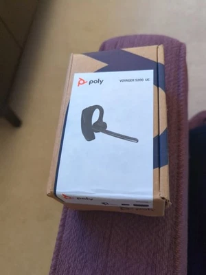 Poly Plantronics Voyager 5200 UC Bluetooth Single-Ear Headset - NEW/BOXED - Image 1 of 4