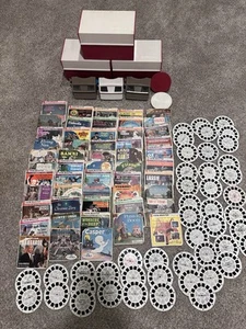 MASSIVE Vintage ViewMaster Lot 3 Working Viewers 175+ Reels - Picture 1 of 18