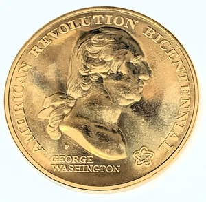 #C4253 EE. UU.  MEDALLA DE BRONCE BICENTENARIO, GEORGE WASHINGTON - Imagen 1 de 2