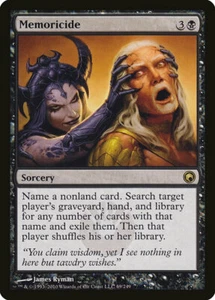 4x Memoricide SOM #069 MTG magic English NM/Unplay rare R card - Imagen 1 de 1