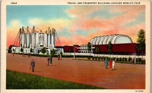 Travel and Transportation Building,1933 World's Fair Chicago Vintage CH1 - Picture 1 of 2