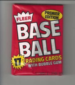 ONE Unopened Fleer 1981 Baseball Wax Pack, Fresh from Box