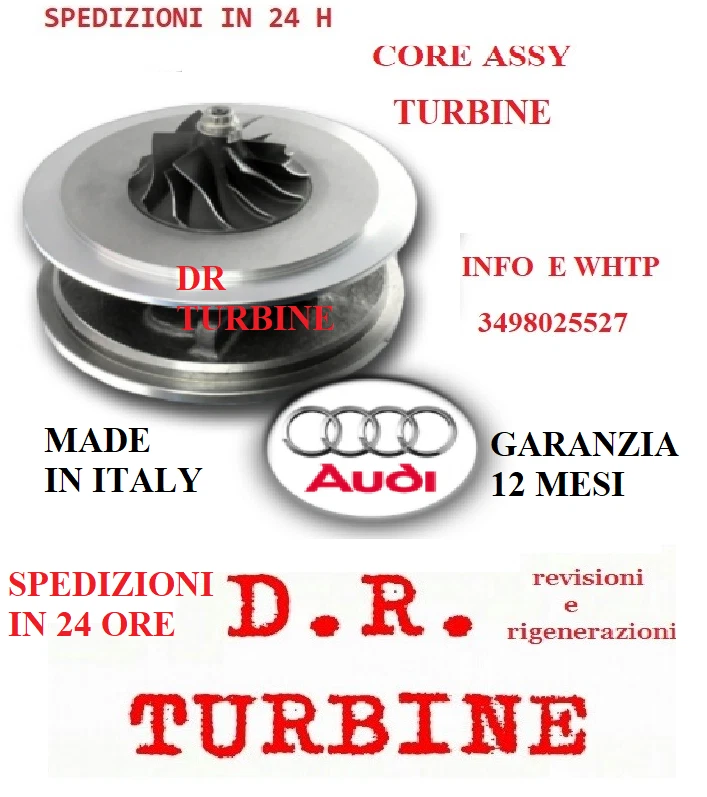 TURBO TURBINE COREASSY AUDI A4, VOLKSWAGEN SHARAN 1.8 I - Image 1 of 1