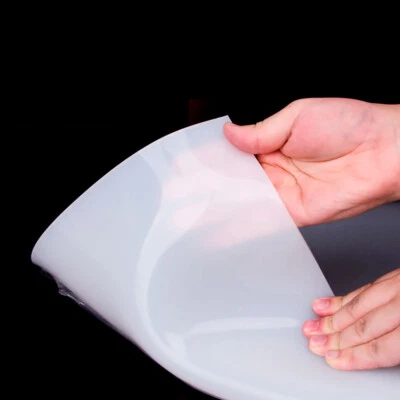 Ultrathin Clear Silicone Rubber Sheet Pad Ultra-Thin High Temperature Gasket - Image 1 of 4