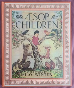 THE AESOP FOR CHILDREN (Hardcover 1947) Tales - Animals - - Imagen 1 de 7