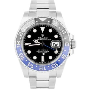 NEW UNWORN PAPERS Rolex GMT-Master II BATMAN Oyster 40mm 126710 BLNR Watch BOX - Picture 1 of 6