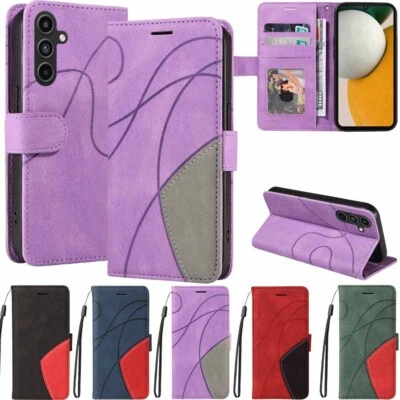 For Samsung A15 A25 A35 A14 A34 A54 A13 A23 Wallet Flip Leather Phone Case Cover - Image 1 of 4