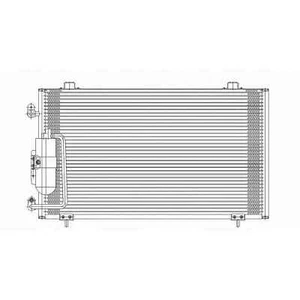 Condensador de CA con receptor secador compatible con Pontiac Vibe GM3030243 2003-2008 - Imagen 1 de 1