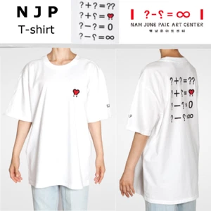 Nam June PAIK Art Center NJP T-SHIRT Oversized Sturdy Heavy Cotton UNISEX - Picture 1 of 11