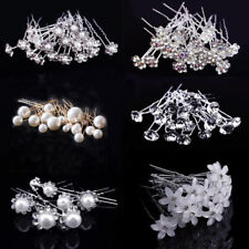 Women's Wedding Bridal Rhinestone Crystal Hair Clip Hairpins Hair Accessories