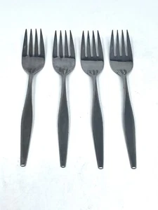Oneida WINDRIFT Lot de 4 fourchettes à salade Wm A Rogers Premier couverts inox - Photo 1/4
