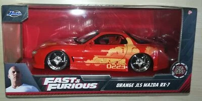 Fast & Furious Mazda RX7 JLS Die Cast Jada Toys 30747 New Nuovo - Immagine 1 di 3