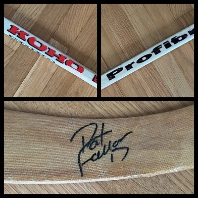 Palo de hockey profesional Koho autografiado por Pat Falloon 91-92 San Jose Sharks Foto 1 de 4