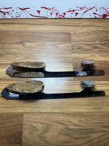 John Wilson Gold Seal Ice Skate Blades Size 10 1/2 USED See Photos Ships Fast - Picture 1 of 7