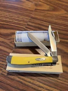 Buck USA yellow trapper model 329 new in box vintage - Picture 1 of 10