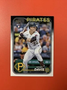 2024 Topps Serie 1 Henry Davis #295 novato piratas de radiocontrol - Imagen 1 de 2