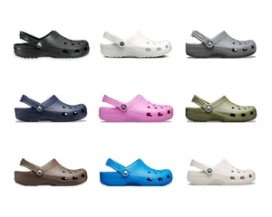 NEW Crocs CLASSIC CLOG Unisex Men's Women's Mule Shoes Slip-On Sandal - Picture 1 of 43