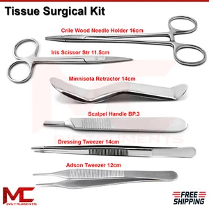 Oral Surgical Kit Tissue Dental Gum Graft Periodontal Surgery Instruments  - Picture 1 of 6